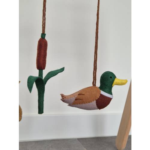 Baby gym hanging toys, reed