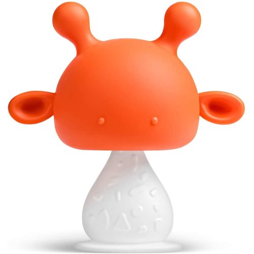 Silicone Teething Toys Infant Rattling Teether, Mushroom Teether for Boy/Girl, Alien Teether Toy, BPA Free Teethers, for Newborn Infants