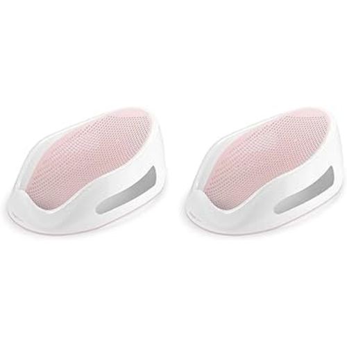 Angelcare Baby Bath Support (Pink) | Ideal for Babies Less Than 6 Months Old (Pack of 2)