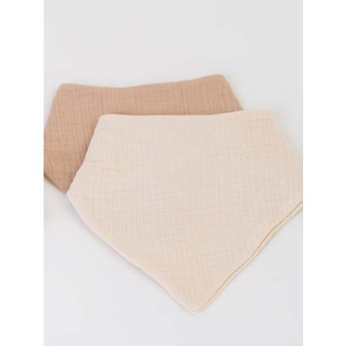 2-Pack Muslin Bandana Bibs