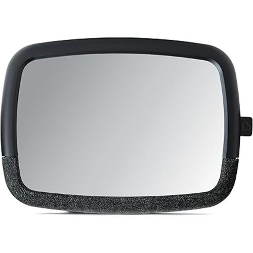 Munchkin® Baby Car Mirror, Pivot 360 Baby in-Sight® Adjustable Auto Mirror for Rear Facing Carseats, Black
