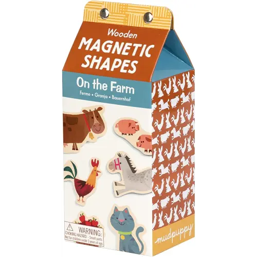 On the Farm Wooden Magnetic Shapes, 9780735333482