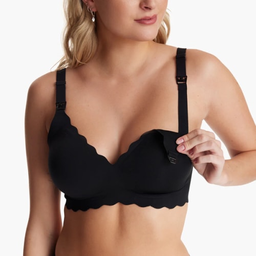 Momcozy Seamless Floral Nursing Bras | Natural Shaping & Comfort