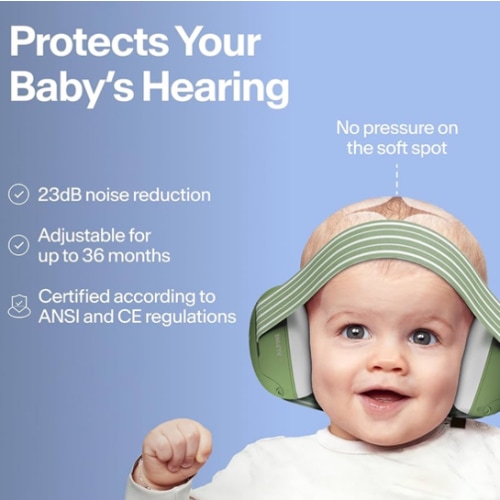 Alpine Muffy Baby Ear Protection for Babies and Toddlers