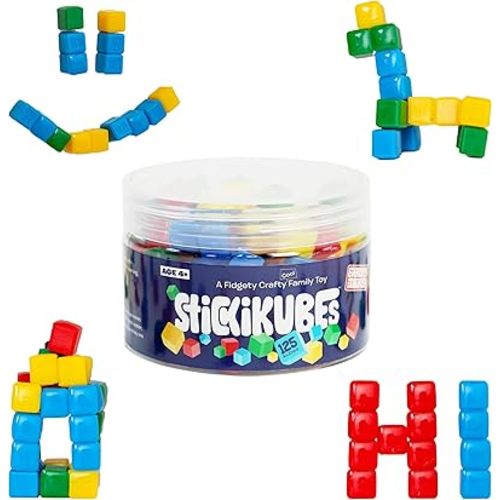 KOMARC GAMES StickiKubes - 125 cubes, multicolor