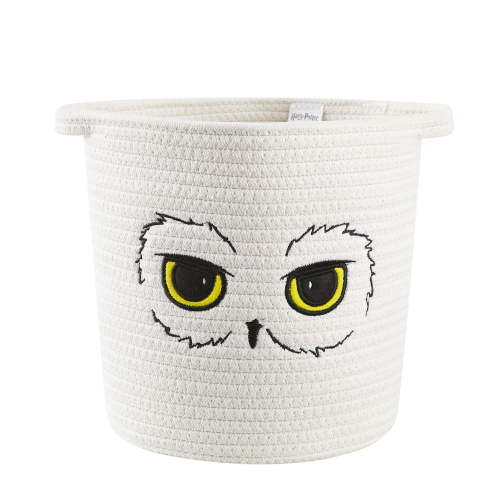 Harry Potter Owl Rope Basket, 10" x 10"