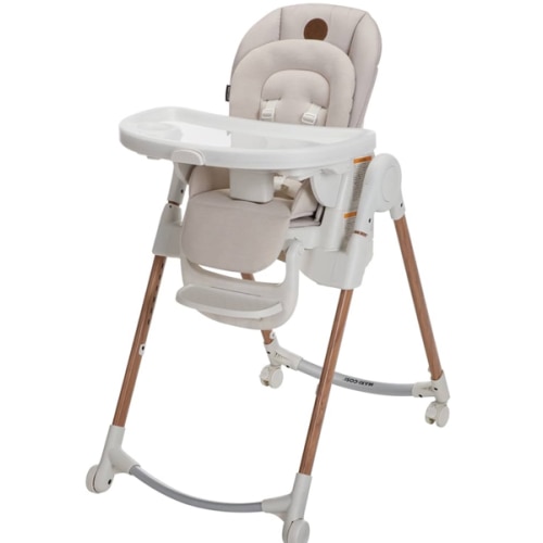 Maxi-Cosi Minla 6-in-1 High Chair, convertible, from birth, detachable kitchen booster seat, compact fold, easy to clean