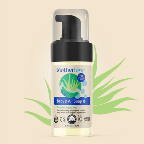 Baby & All Non-Toxic Foaming Castile Soap - Simply Unscented – Motherlove Herbal Company