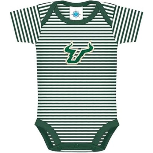 Creative Knitwear College Baby NCAA Infant Striped Bodysuit