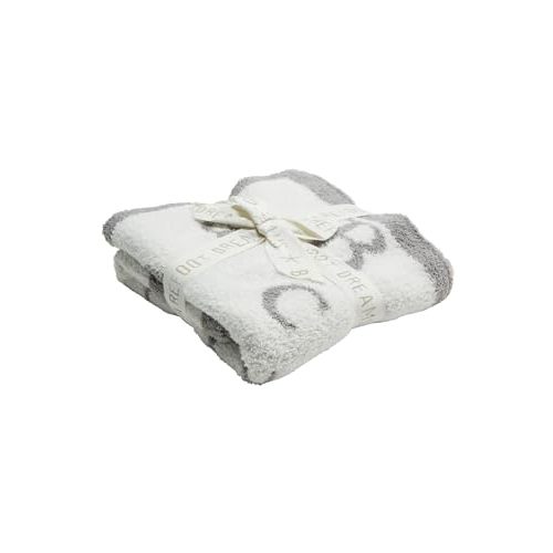 Barefoot Dreams CozyChic® ABC Blanket Dove Gray/Pearl One Size