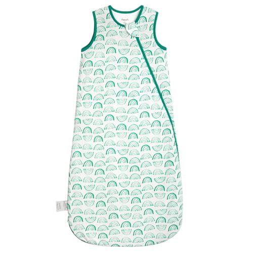 Rayon Made from Bamboo Sleep Sack 0-6 Months Supersoft Newborn Sleep Sack 0-3 Months 1.0 Tog Baby Wearable Blanket With 2-Way Zipper Unisex Sleeping Bag for Babies Infant