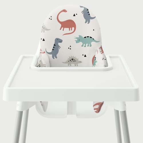 Highchair Cushion Cover - Muted Dinos – Yeah Baby Goods