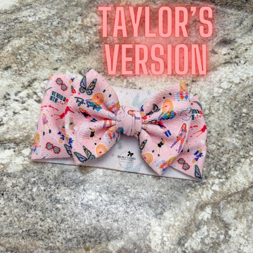 In My Hair Bow Era Headwrap, Bow on Nylon, Clips or Piggies. Newborn Swift Outfit. Baby Girl Costume. Preemie Shredded Bows.