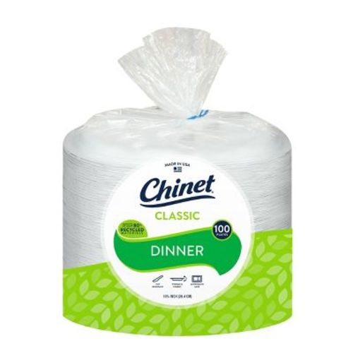 Chinet Classic Dinner Plate - 100ct