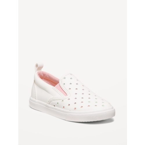 Faux-Leather Slip-On Sneakers for Toddler Girls | Old Navy