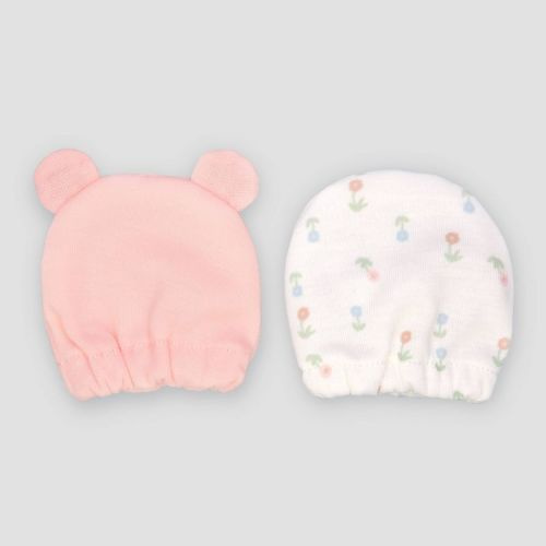 Carter's Just One You® 2pk Baby Girls' Bear Mittens, Color: Pink