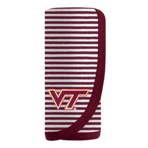 Virginia Tech Hokies Striped Blanket | College Baby