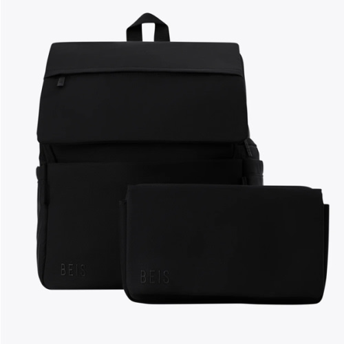 BÉIS 'The Ultimate Diaper Backpack' in Black - Best Backpack Diaper Bag in Black