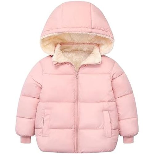 TUONROAD 1-6T Baby Girl Boy Winter Fleece Coats Toddler Warm Puffer Jackets Kids Down Alternative Outerwear