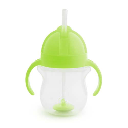 Munchkin Any Angle Click Lock Weighted Straw Trainer Cup, 7oz, Pink - Walmart.ca