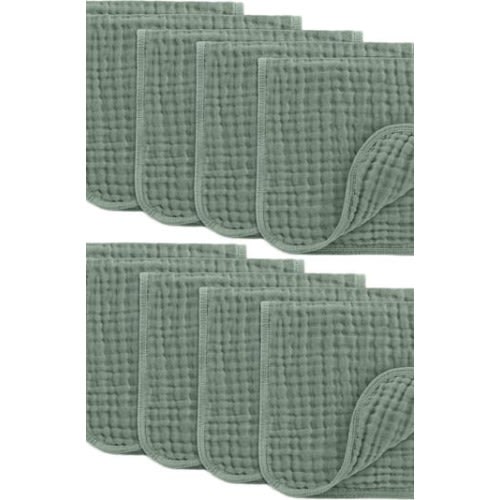 Muslin Burp Cloth for Baby, Pack of 10