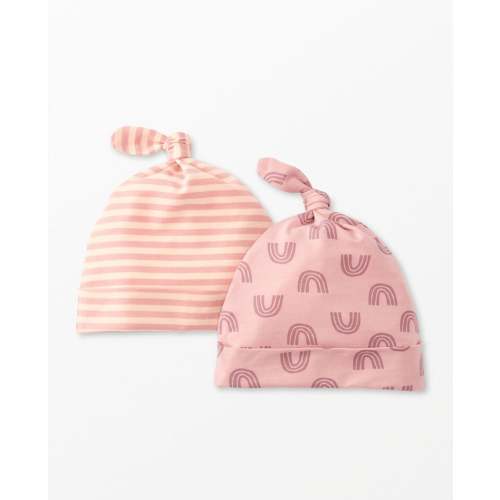 2-Piece Baby Layette Top Knot Beanie in HannaSoft™ | Hanna Andersson