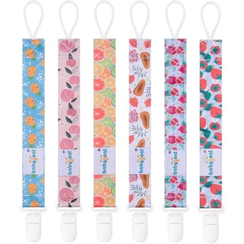 Fruit Pacifier Clips