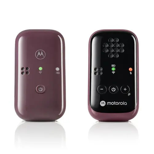 Motorola Nursery PIP12 Audio-Only Travel Baby Monitor, Portable with Rechargeable Batteries, 1500ft Range, Includes Water-Resistant Travel Case
