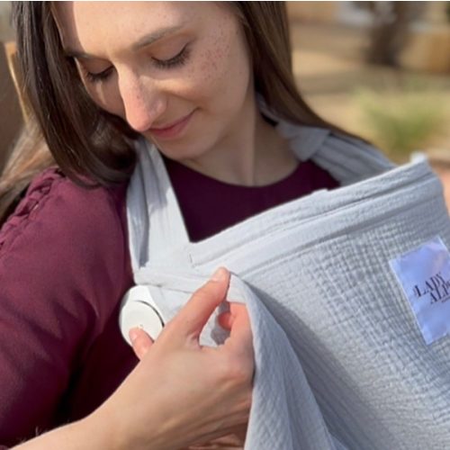 The Lady Alpha Nursing Cool Cover with Built-in Fan | Original COOL Blue — As Seen On Shark Tank - Lady Alpha -The Nursing Cool Cover