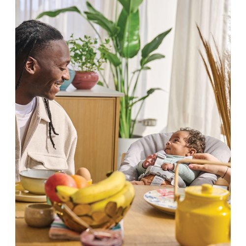 Stokke Tripp Trapp Newborn High Chair: brings your baby to the family table from birth and stays for lifetime.