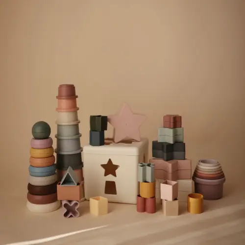 Mushie Stacking Cups Toy