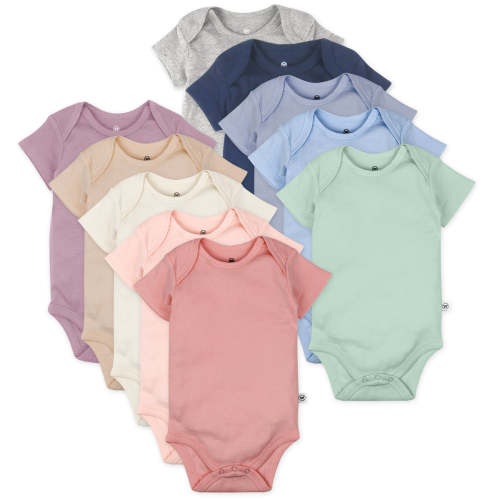 10-Pack Organic Cotton Short Sleeve Bodysuits | Honest Baby Clothing
