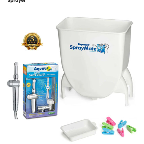 RinseWorks Aquaus :: SprayMate Bundle - Cloth Diaper Sprayer Splatter