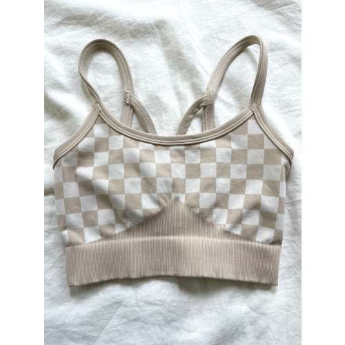 OATMILK Checker Maternity & Nursing Bralette