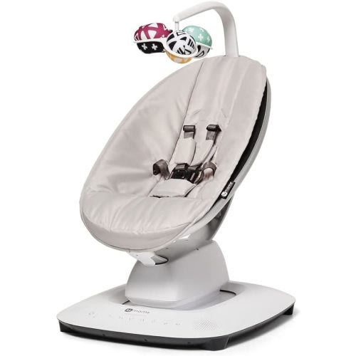 4moms MamaRoo Multi-Motion Baby Swing, Bluetooth Enabled with 5 Unique Motions, Grey