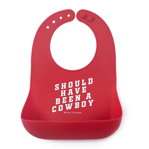 Silicone Wonder Bib, Cowboy