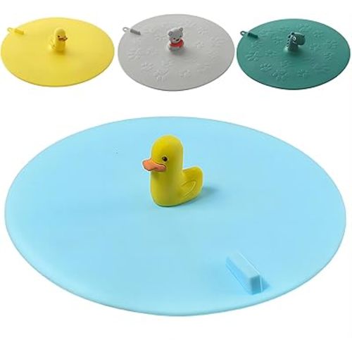 MAOYONG Bathtub Drain Cover Tub Stopper-Cute Silicone Floor Drain Cover for Bathroom, Bath Tub Drain Plug for Shower Floor, Kitchen Sink Drain Stoppers