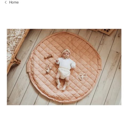 Bag / Flowered playmat