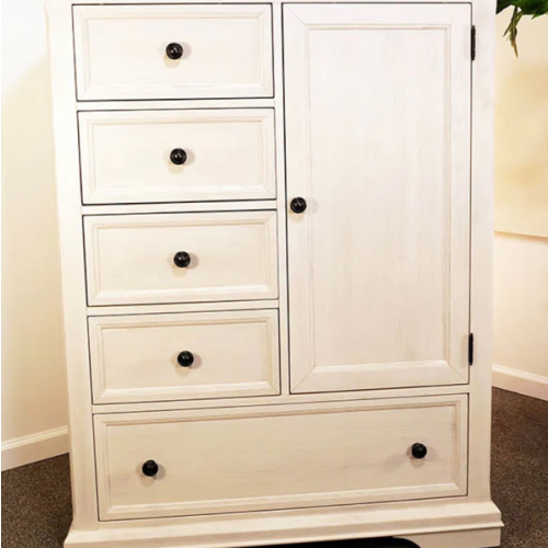 Fawn Baby Glacier Chifferobe in Brushed Ivory