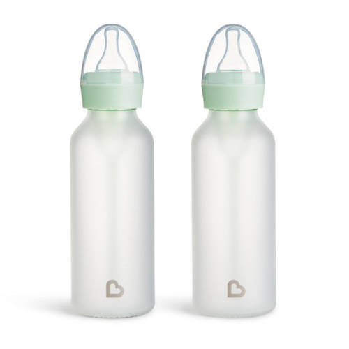 Bond™ Silicone Glass Bottle 4oz or 8oz, 2pk | Munchkin
