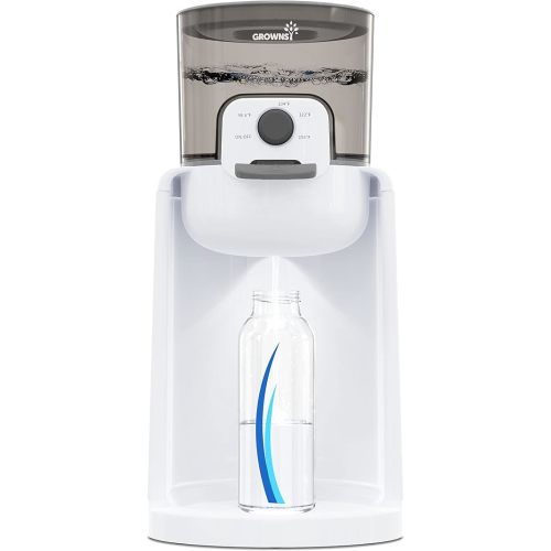 GROWNSY Instant Baby Bottle Warmer, Precise 4 Temperatures Control | Night Light, Midnight Feeding | Warm Water Dispenser for Formula in Seconds | 72H Smart Thermostat, Easy Keep Warm