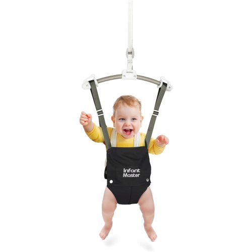 Infant Master Baby Doorway Jumpers, Sturdy Johnny Jumper Adjustable 10.8"-23.6" Strap, Soft Baby Johnny Bouncer w/Seat Bag, Protable Doorway Jumper and Boucer for Baby, Ideal Gift for Infant