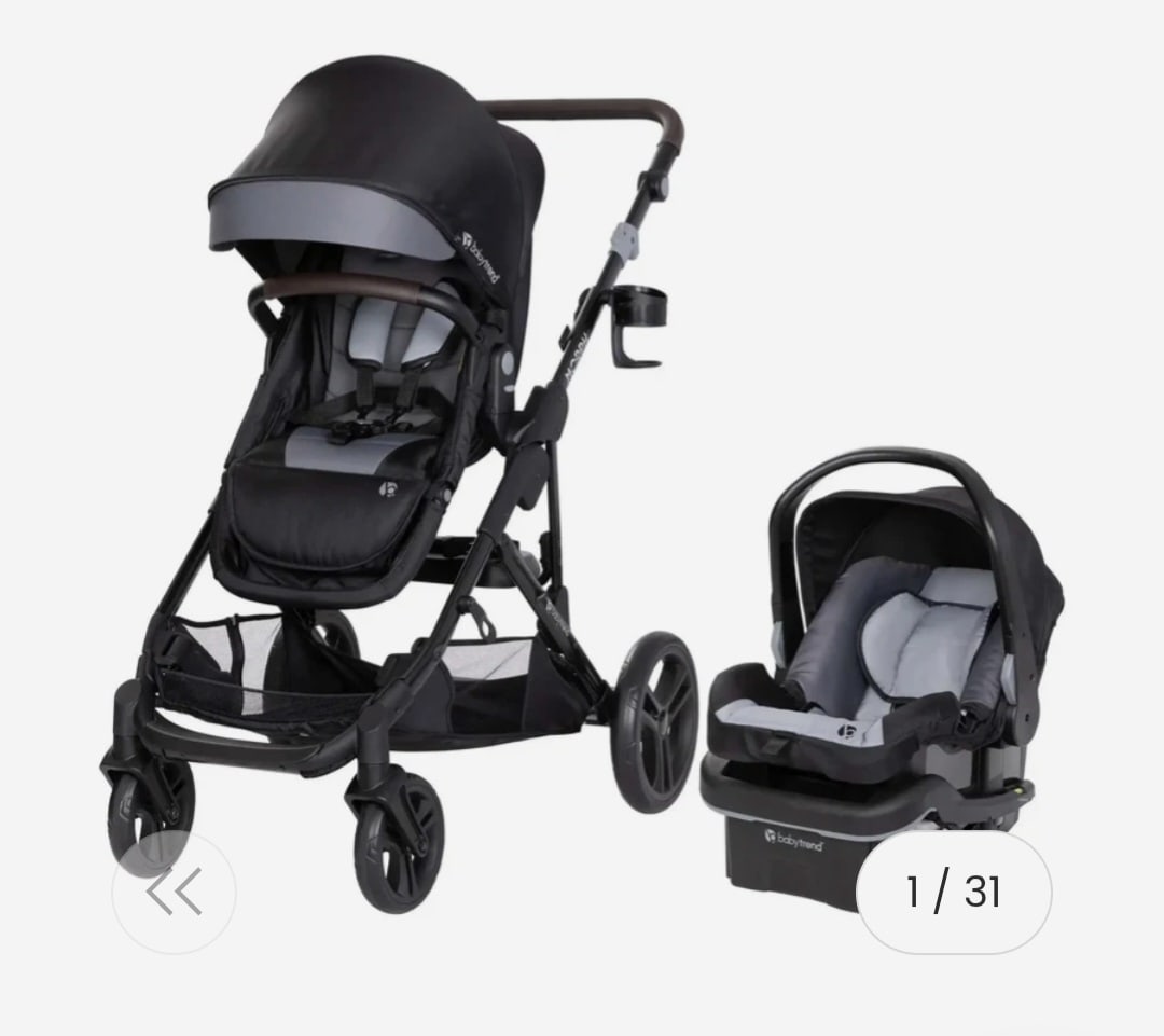Morph Single to Double Modular Stroller Travel System (Kids)