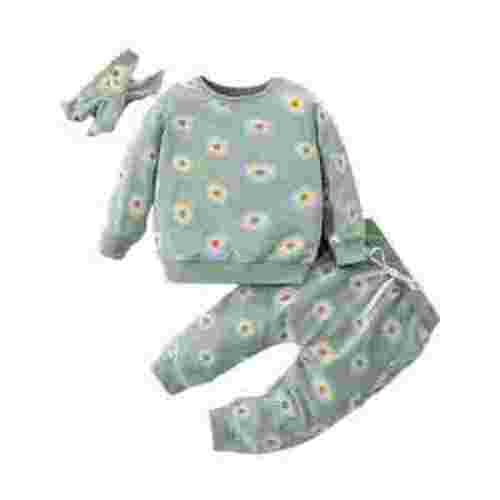 Edvintorg Toddler Girl Winter Clothes Set Fashion Sweatsuits Cute Printed Casual Long Sleeve Sweatshirt and Pocket Sweatpants Suit 6M-3Y Girls Boutique Outfits
