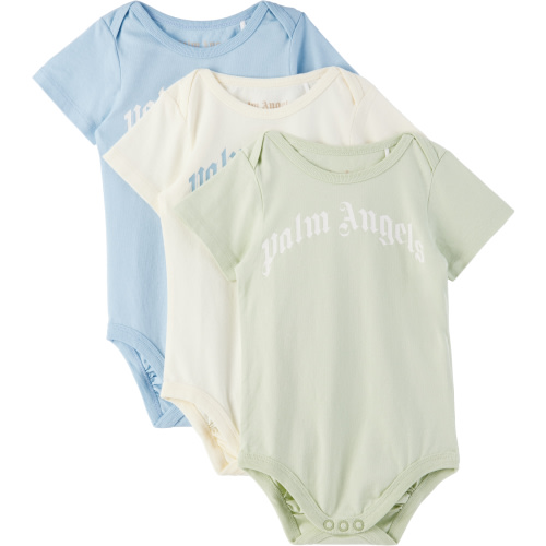 Three-Pack Baby Multicolor Bodysuits