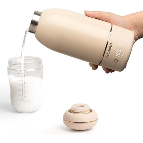 Portable Baby Bottle Warmer for Breastmilk: Fast 3-Minute Quick Warm Baby Milk & Water Warmer - A Travel Essential for On-The-Go