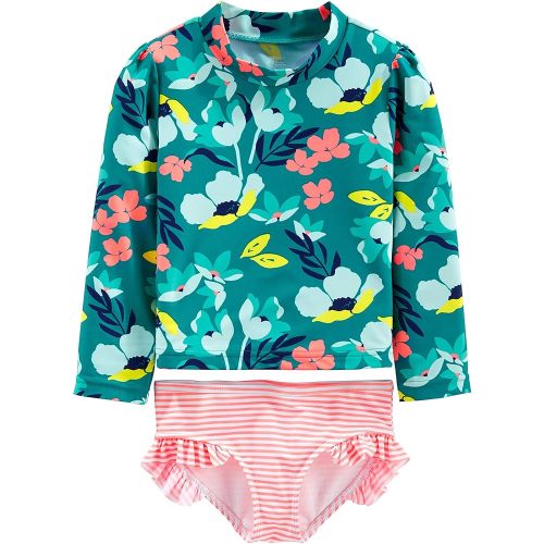 Simple Joys by Carter's Girls' 2-Piece Assorted Rashguard Sets