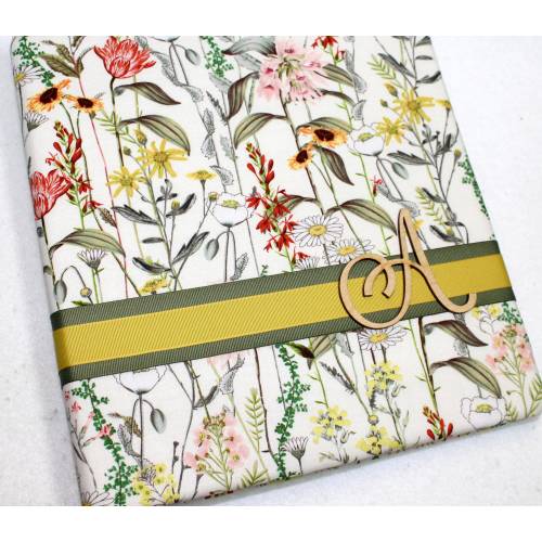 Baby Memory Book, Wildflower Baby Book, Baby Book Girl, Personalized Baby Book, First Year Baby Book, 5 Year Baby Book, Bees and Flowers