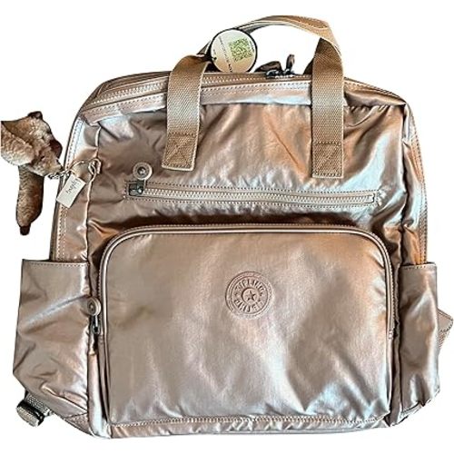 Kipling Audrie Backpack Diaper Bag Quartz Metallic (Quartz Metallic)