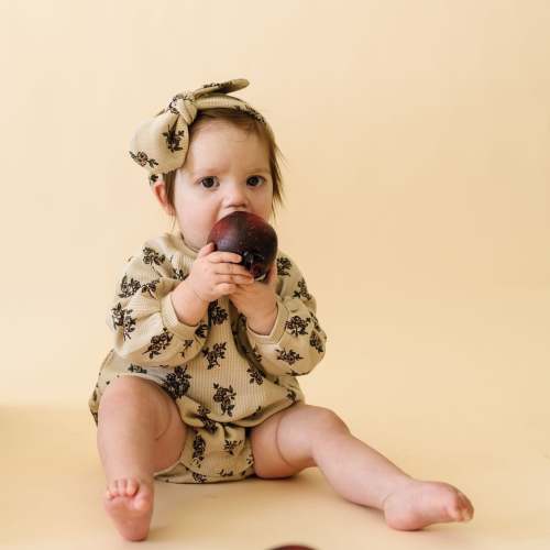 Organic Bubble Romper - Posy